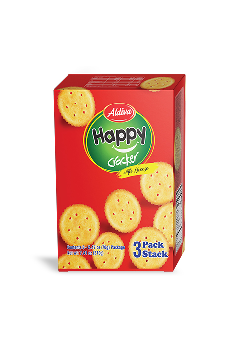 Happy Round Salty Cracker  