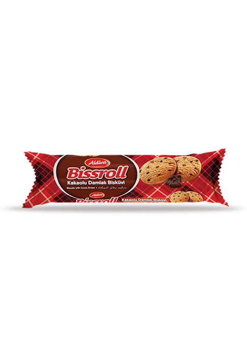 Bissroll Biscuit With Cocoa Drops 