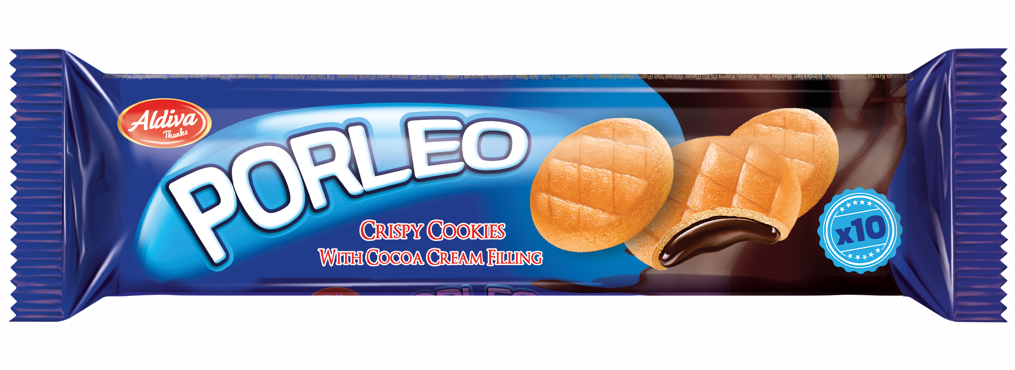 PORLEO Biscuit With Cocoa Cream Filling 