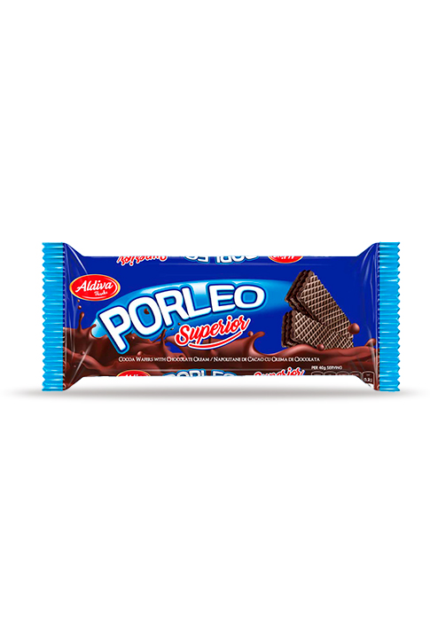 Porleo Superior Cocoa Wafer with Chocolate Cream