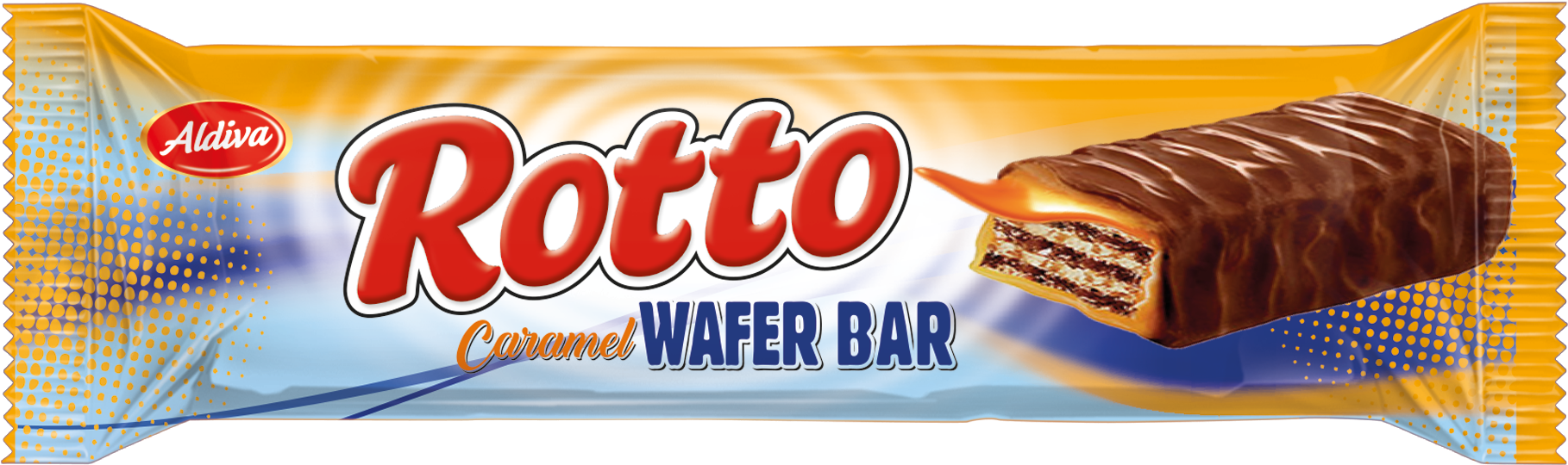 Rotto Milk Chocolate Coated Wafer with Caremel Cream