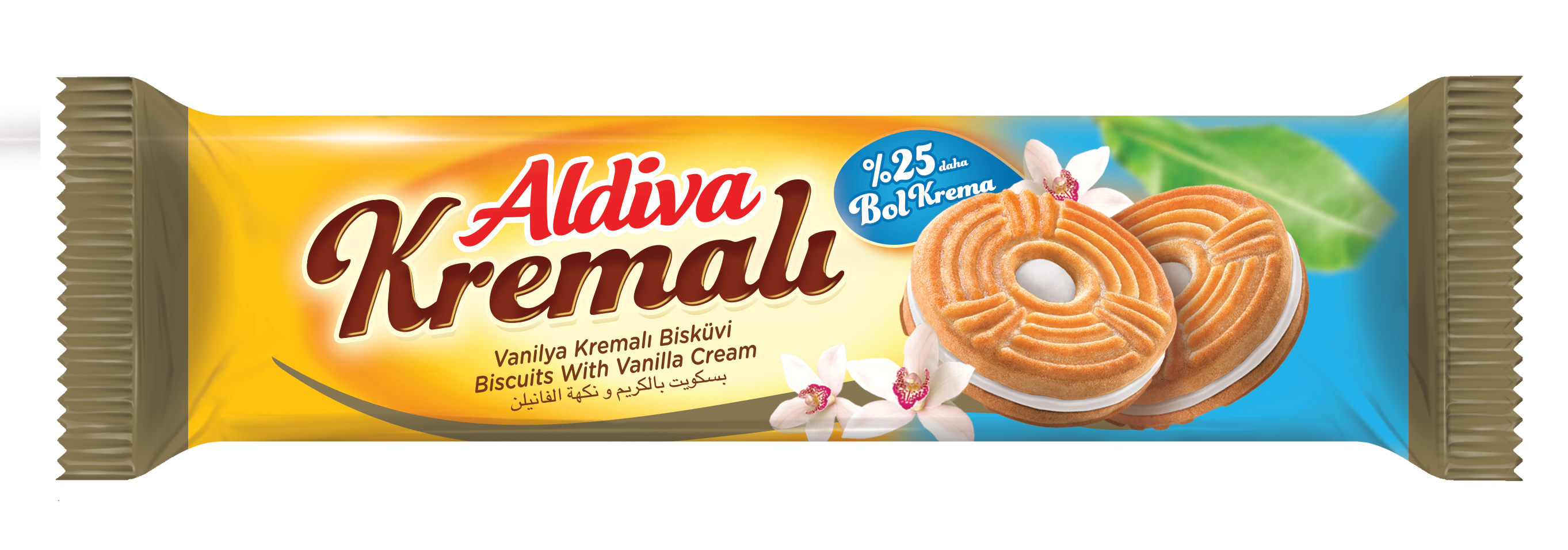 Aldiva Vanilla Cream Filled Sandwich Biscuit