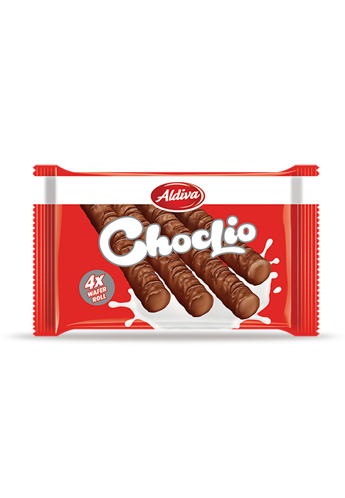 Choclio Fındık Kremalı Çikolata kaplamalı Rulo Gofret 36g
