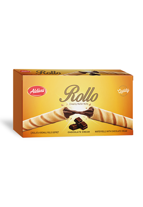 Rollo Çikolata Kremalı Rulo Gofret 250g