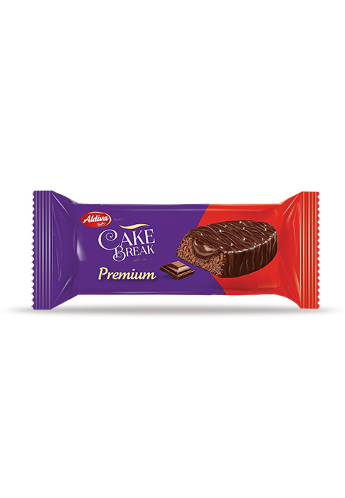 Cake Break Ellipse'' Cocoa Coated Premium Cocoa Cream Cake