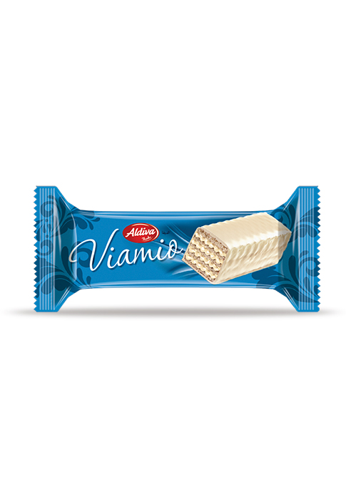Viamio Beyaz Çikolata Kaplamalı Süt Kremalı Gofret 20g