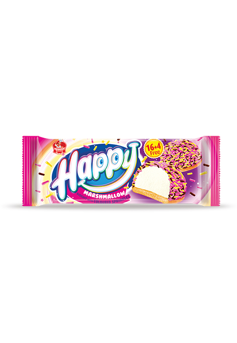 Happy Renkli Marshmellow Bisküvi 240g